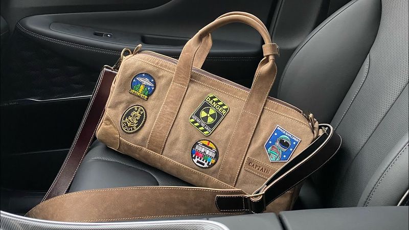 Дорожная сумка своими руками размер М. Технология сборки от А до Я. Поймет даже тот кто не шьёт!