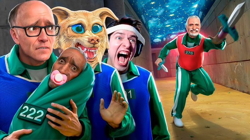 ПРЯТКИ в ИГРА В КАЛЬМАРА 3 в VR! ФЛЕЙЗИН, АНАТОХИЧ и ДРЫНДА в Garry’s Mod