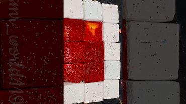 Crunchy Red Dyed #crunchycrumbles #oddlysatisfying #relax #crushingtime #satisfying #rainbowsoap