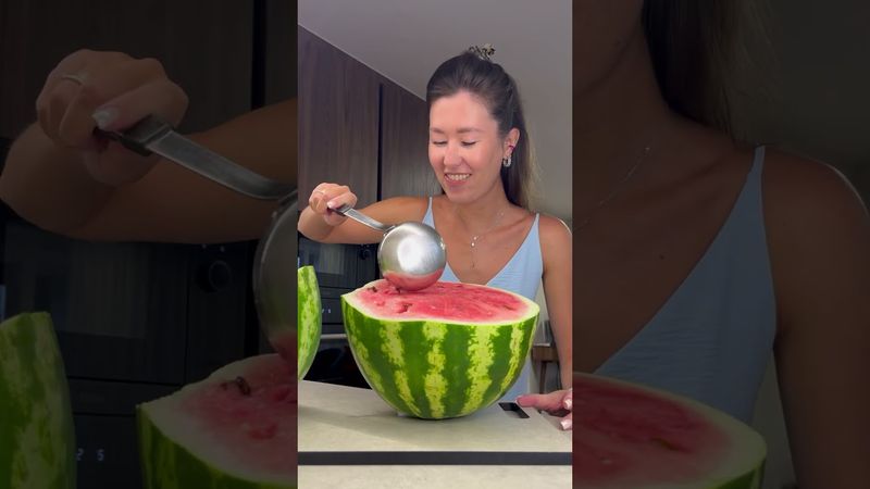 Бургер из арбуза 🍉 что еще странного попробовать?