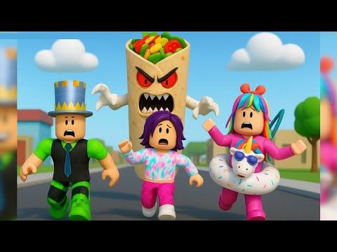 САМОЕ СТРАШНОЕ видео ПАПЫ и ДОЧЕК в РОБЛОКС! Нас поймала ЗЛАЯ ШАУРМА! Выживание НОЧЬЮ!