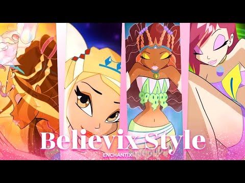 Winx club- Season 4 fan made Enchantix Believix style [Nick dub]