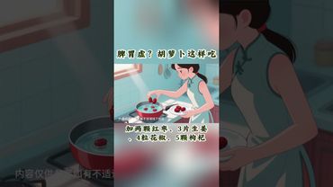 《老祖宗的智慧》脾胃虛的看這裡！別再炒胡蘿蔔了！加這幾樣燉著喝，脾胃舒服走路帶風 #養生智慧 #養生知識 #正能量 #國學文化 #道家文化 #民間傳說 #中醫食療