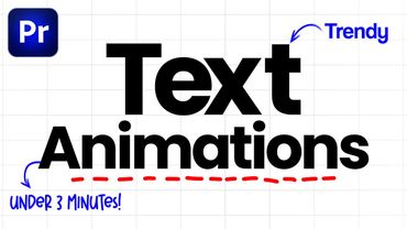 Trendy Smooth Text Animation in Adobe Premiere Pro