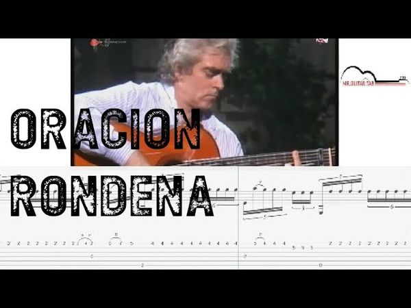 Manolo Sanlúcar-Oracion(rondena)guitar tab[Tutorial Guitarra Flamenca]