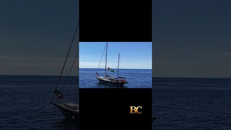 Greta Thunberg’s Aid ship aiming to break Israel’s siege of Gaza sets sail from Italy