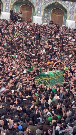 تشييع النَّعش الرمزي لغريب بغداد الإمام موسى بن جعفر الكاظم (عليه الس...