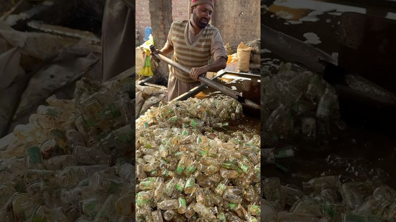 Amazing Recycling Process Of Injection Glass Bottles