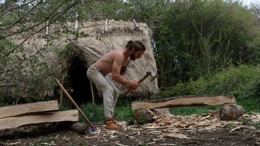 Building a Medieval Timber Framed Granary House with Hand Tools - Part I | Anglo-Saxon Woodworking