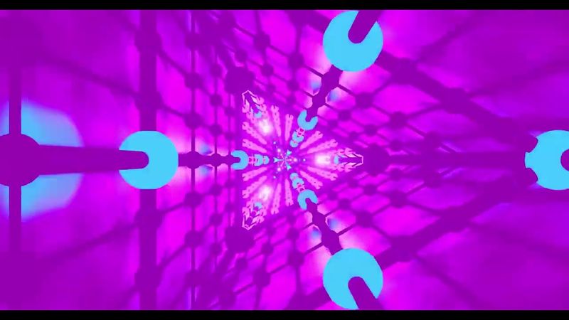 4K Screensaver | Pink Neon Light Tunnel 🌌 Relaxing Futuristic Visuals | 10 Hours