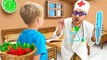 Дети учатся правильно питаться - Полезные истории для детей