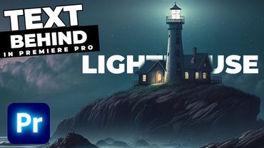 How To Add TEXT Behind OBJECTS In Premiere Pro