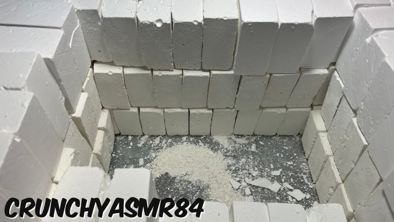 80 Full Block Crushes | 80K Celebration | Oddly Satisfying | ASMR | Sleep Aid