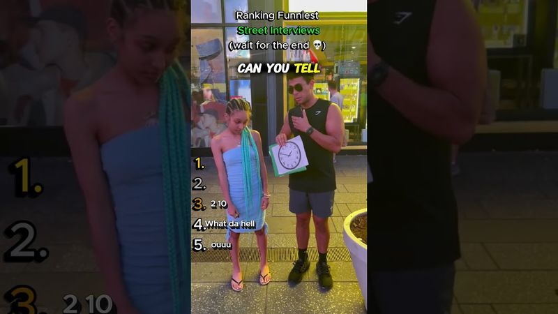 Ranking Funniest Street Interviews 🤣