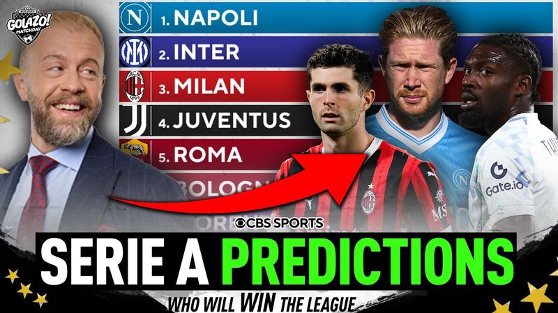 Mike Grella's 2025/2026 SERIE A PREDICTIONS 🏆 | Napoli, Inter, Milan, Juve & More! | Golazo Matchday