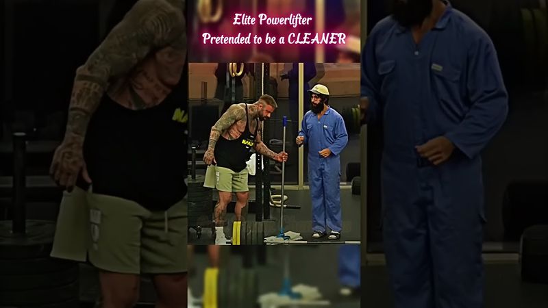 Elite Powerlifter Pretended to be a CLEANER ... Gym Prank Champions | Funny Anatoly Moments