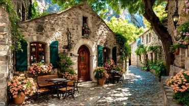 LAKE COMO, ITALY — SPECTACULAR CLOUDY MOOD & LAKESIDE PROMENADE WALKING TOUR 4K HDR