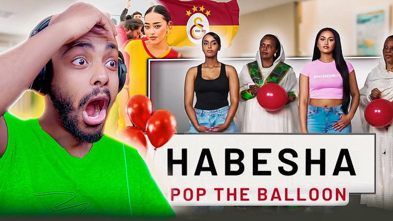 Saron ተመልሳለች 🤯 ፤ Pop Ballon Habesha Mom Edition || NBA #youtube