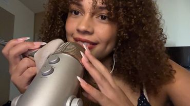 ASMR up close whisper rambles w/ bare mic scratching, gripping & brushing (work drama, arch manning)