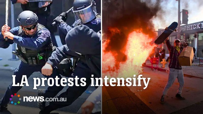 LA Protests Explode: Marines Arrive, Trump Threatens Insurrection Act