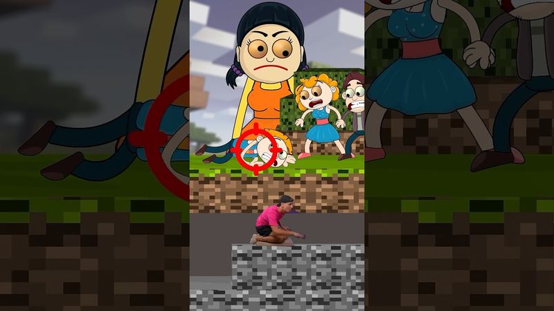 Villager Doll is Coming — Can They Escape in Time? #shortdog #memes @ZanyZippy