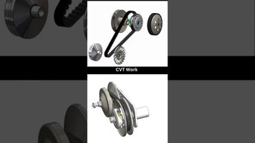 Smart Gear System. How CVT Works Explained Visually #shorts  #viralvideo #3danimation #automobile
