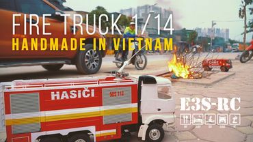 How to make RC Fire Truck 1/14 in Vietnam - RC Truck Mercedes ACTROS 6x6🔥🔥🔥