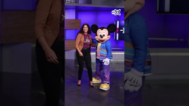 ABC13 gets a surprise visit from Mickey!