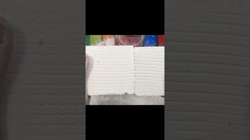 Patterned Block #relax #oddlysatisfying #satisfying #soap #clay #gymchalkasmr #asmr #gymchalk