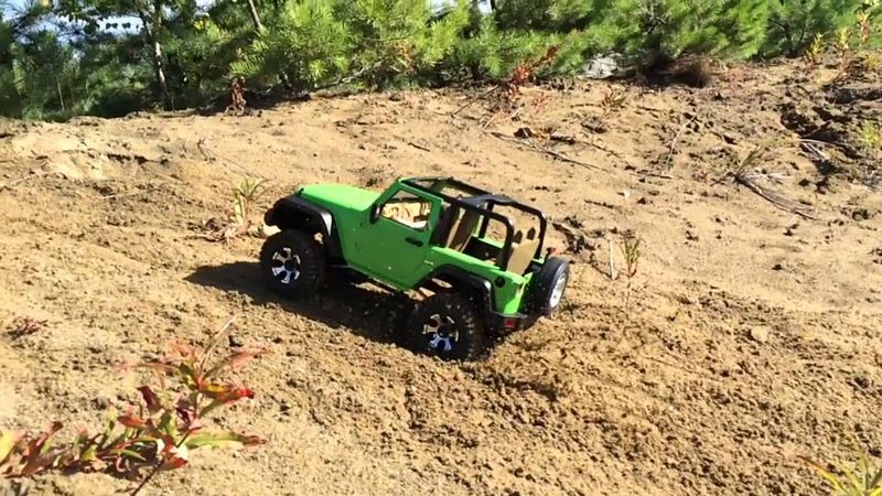 RCmodelex Jeep JK 3d build #4 wheels/tyres and test run