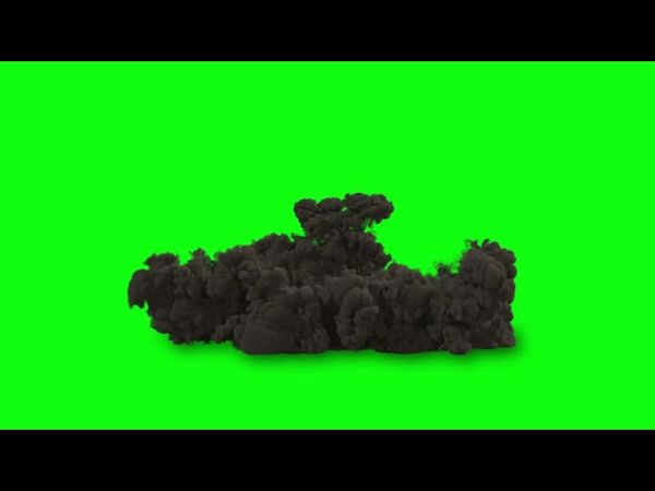 ФУТАЖ   ( ВЗРЫВ  )   НА ЗЕЛЕНОМ ФОНЕ-ХРОМАКЕЙ