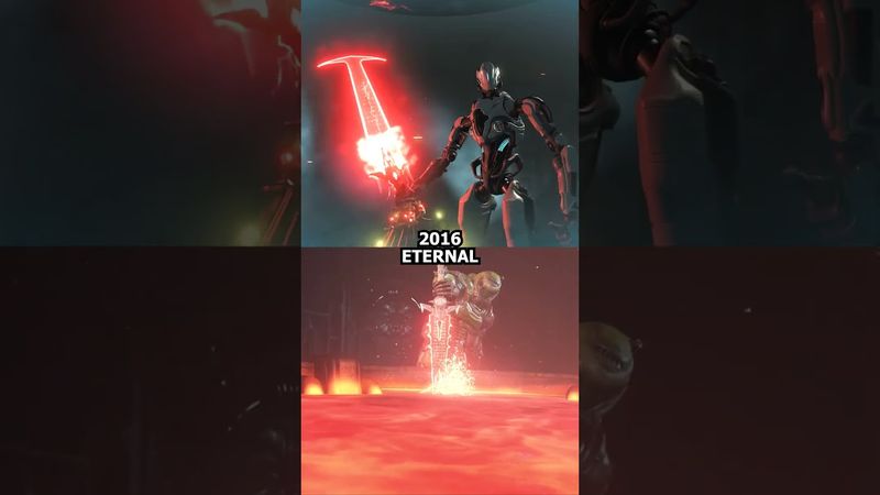 Crucible vs Demonic Crucible | Doom 2016 and Eternal #doom #doometernal #doomslayer