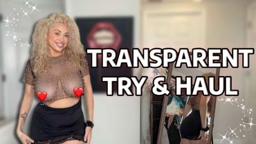 Mesmerizing 4K Dress Haul & Review | Transparent Styles in the Mirror