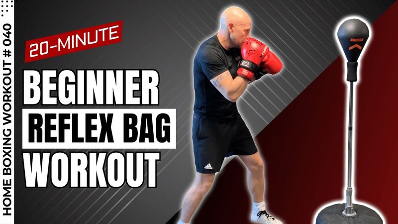 Get BOXING READY with This 20 Minute Beginner Reflex Bag Workout!