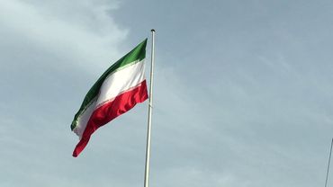 پرچم ایران در شهر زیبای اشکنان