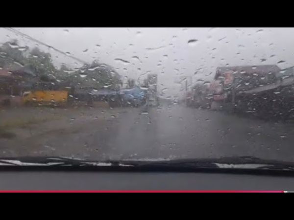 Padang panjang-Bukittinggi hujan lebat