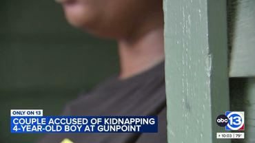 Surveillance video shows man kidnap son after holding ex-girlfriend at gunpoint, Houston police say