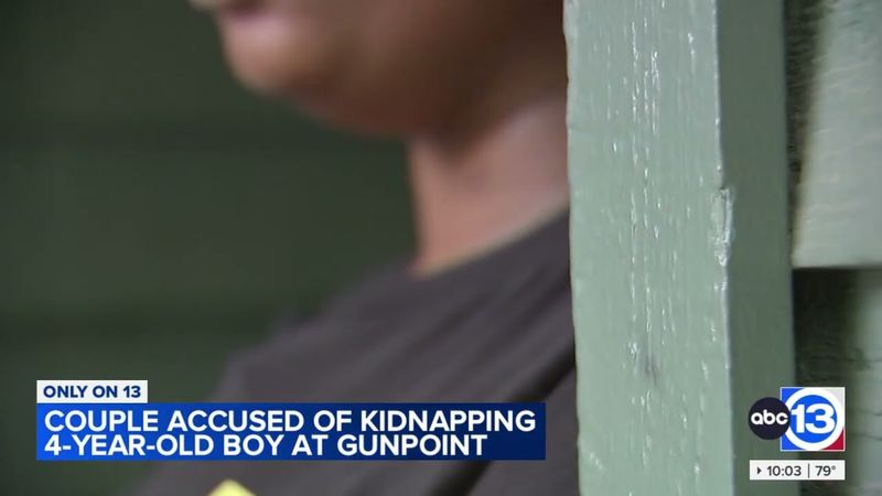 Surveillance video shows man kidnap son after holding ex-girlfriend at gunpoint, Houston police say