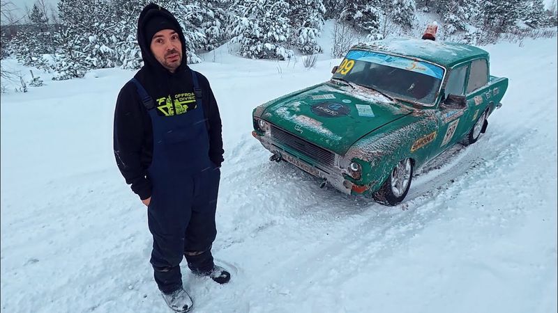 Довезет ли Москвич до конца? 12 часовая ледовая гонка