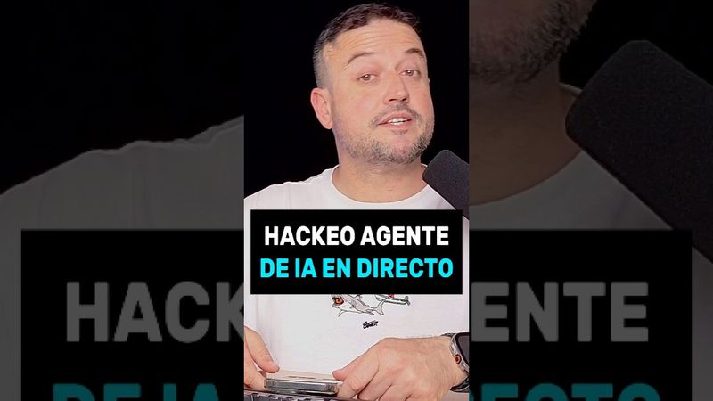 HACKEO UN AGENTE DE IA EN DIRECTO 😱 - Test de Turing #ia #ai #agentes