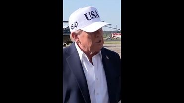 Trump's bizarre response to tariff question