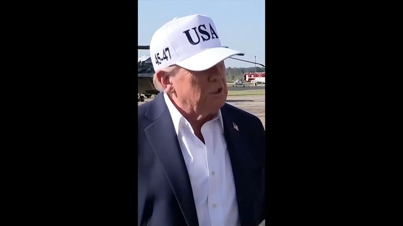 Trump's bizarre response to tariff question