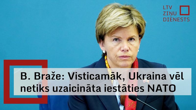 Ārlietu ministre: Ukrainas atbalsta fokuss nedrīkst mazināties vai novirzīties