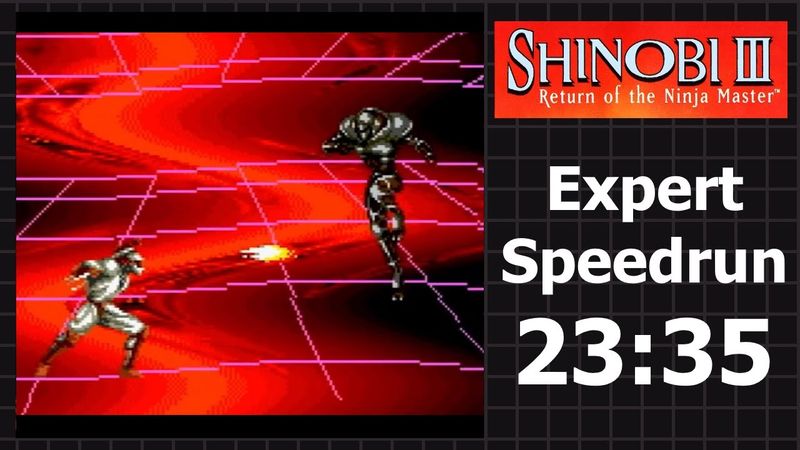 World Record - Shinobi III Speedrun - Expert - 23:35