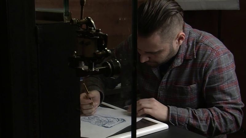 Man Drawing  - Free Stock Creative Commons Video