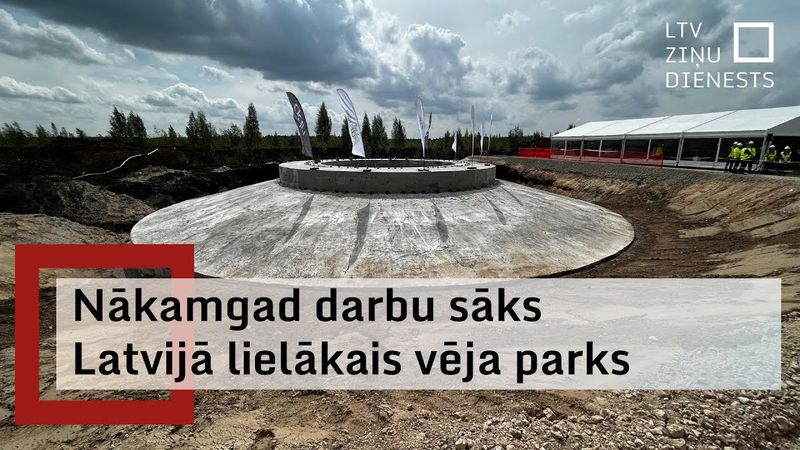 Jelgavas novadā plānots atklāt lielāko vēja parku Latvijā