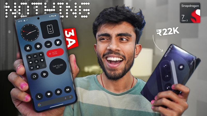 Nothing Phone(3a) Best Budget Phone?🔥 Hard Gaming & Camera Test! Snapdragon 7s Gen 3, 120HZ Amoled!