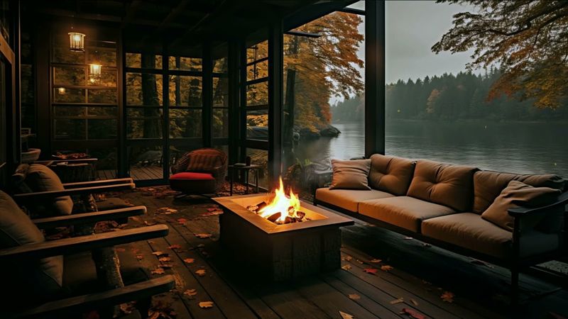 Peaceful Campfire Ambience for Mind & Body, Campfire Sounds to Relax, Study or Sleep