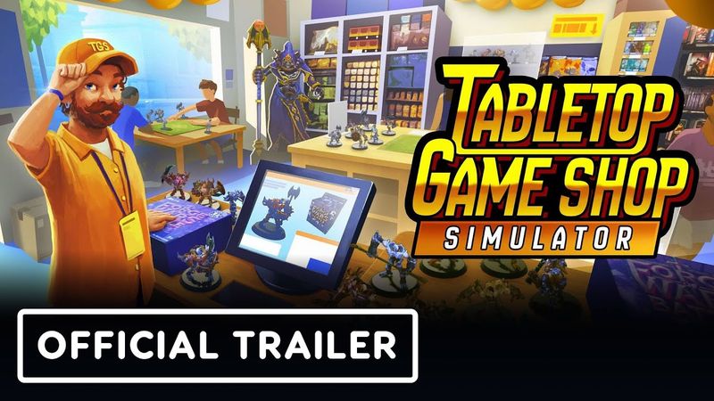 Tabletop Game Shop Simulator - Official Announcement Trailer