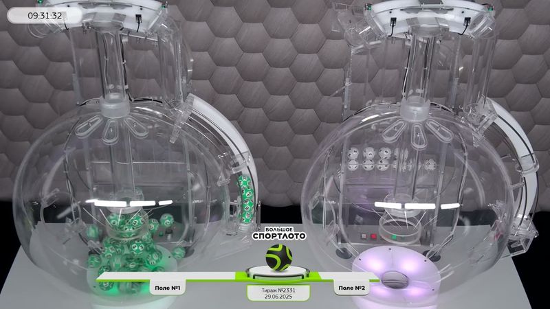 Столото представляет | Лотерея «Большое Спортлото». Тираж № 2331 от 29.06.2025 г.